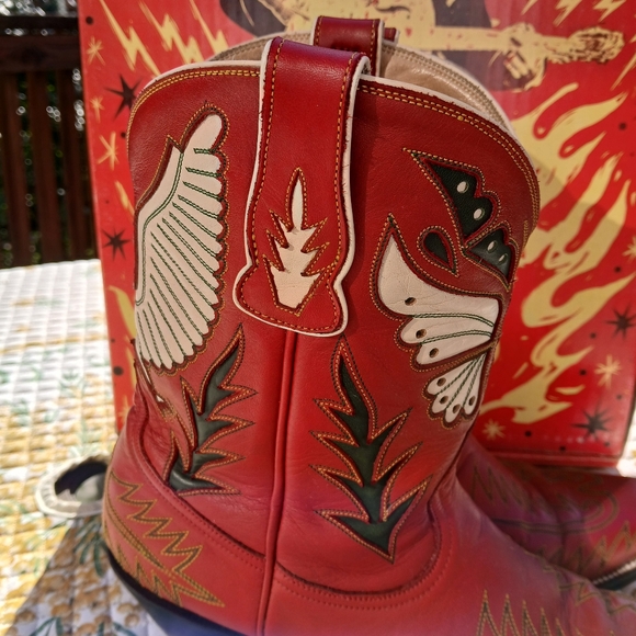 Heritage Boot Company Mariposa Peewee Cowboy Boots, Ladies Size 9.5 - Picture 7 of 14